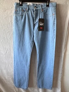 Levi's Herren 501'93 0026 PREMIUM BIG "E" GERADE 34 X 32 blau Neu mit Etikett $ 90 - Bild 1 von 10