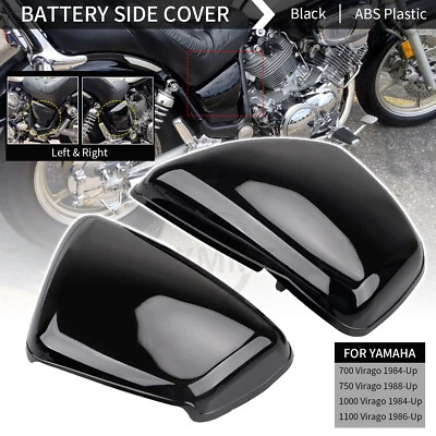 Battery Side Fairing Panel Cover For Yamaha Virago XV700/1000 84-up XV750 XV1100 Foto 1 de 4