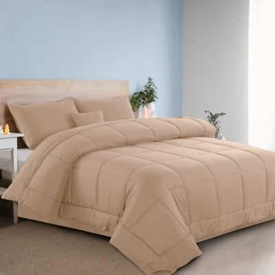 Juego de edredón de 5 piezas cama en bolsa reversible para todas las estaciones Foto 1 de 4