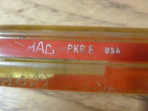 Vintage MAC Tools PKR8 12-1/2" Flat Head Screwdriver w/ 3/8" Tip, Made In USA - Bild 1 von 5