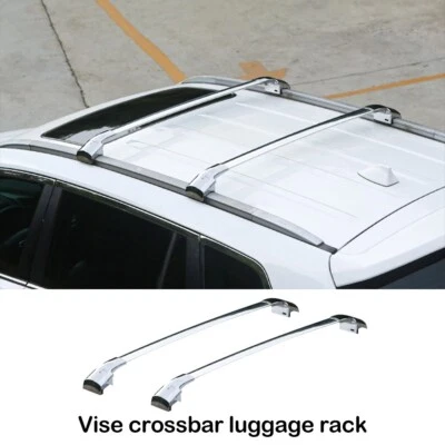 Barra transversal de barras transversales plateadas para Acura ZDX 2024 2 piezas Foto 1 de 4