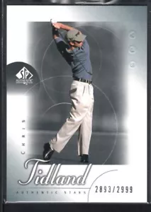CHRIS TIDLAND 2001 UD SP AUTHENTISCHER GOLF #87 RC ROOKIE STARS #2893/2999 - Bild 1 von 1