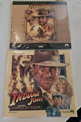 Vtg Laser Disc 1980s Romance Comedy Action War Indiana Jones Crusade Temple - Image 1 of 2