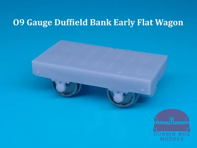 O9 Heywood Duffield Bank - Early Flat Wagon - 7mm Minimum Gauge 3D Resin Kit - Image 1 of 2