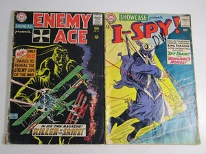 Escaparate #57 Enemy Ace-Kubert, #50 I-Spy (DC Comics 1965) Llave de la Edad de Plata - Imagen 1 de 5