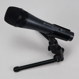Sennheiser e835 Dynamic Cardioid Microphone, Stand, 24 ft Cord Super Sound Adptr - Picture 1 of 7