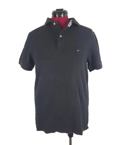 Tommy Hilfiger Poloshirt M Custom Fit Coupe Ajustee Premium Line Dunkelgrau *TOP - Bild 1 von 5