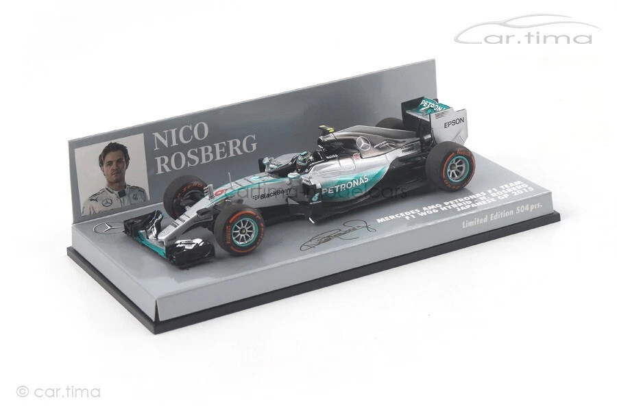 Minichamps 1/43 Scale 410 150206 - Mercedes AMG Petronas F1 W06 Hybrid