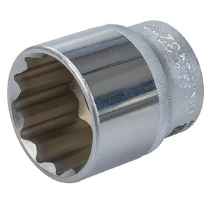 King Dick 32mm 12 PT Single Metric Polished Standard 1/2" Drive Socket - Picture 1 of 1