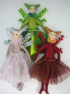 Stoff Kunst Puppe (Papier) Muster ""Esmeralda"" von Cindee Moyer - Bild 1 von 1
