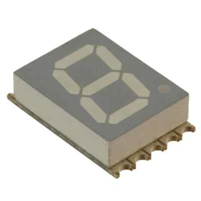 60 PCS 516-3498-1-ND DISPLAY 7SEG 0.39" SGL RED 10SMD - Image 1 of 4