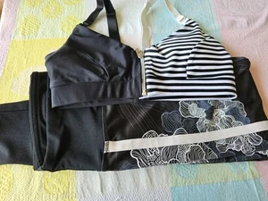 2 Pc Yoga Outfit- Top and Pants- RBX - Medium Size Capri pants, S/M Zipper Top - Picture 1 of 8
