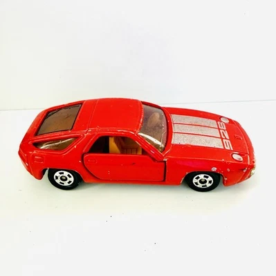 Tomy Tomica 1978 vintage escala 1:63 Porsche 928 rojo n.º Puertas abiertas F53 Japón Foto 1 de 4