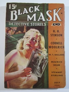 Black Mask Pulp Vol. 22 #4, Jul. 1939 VG/FN Janes Cover, Cornell Woolrich Story! - Picture 1 of 5
