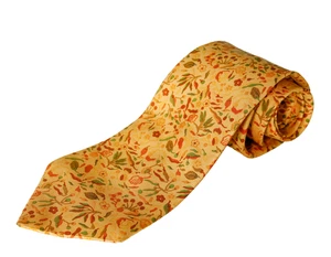 VTG FERRAGAMO Italy Silk Spices Chili Tie Business Casual Party Wedding Novelty - Picture 1 of 22