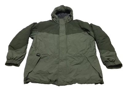 LL Bean Outdoors 3 in 1 Full Zip Jacket Olive Men’s XL Lined Insulated Hooded - Image 1 of 4