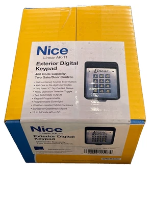 Teclado digital lineal AK-11 ACP00748 independiente exterior montaje en superficie Foto 1 de 4