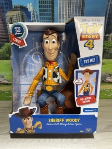 Toy Story 4 Pull String Woody - Walmart Exclusive! Over 30 Sayings! - Picture 1 of 5