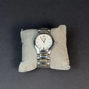 Vintage ESQ Movado Men's 7300671 Classic Two-Tone Bracelet Silver Dial Watch - Picture 1 of 6