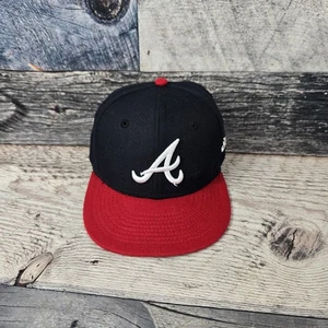 Atlanta Braves Mütze Cap New Era 59Fifty tailliert Größe 6 1/2 bestickt Home 5950 - Bild 1 von 11