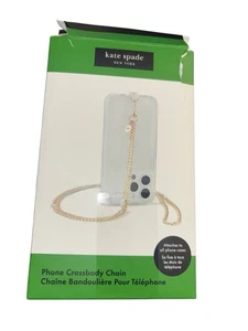 Chaîne de téléphone bandoulière Kate Spade New York - Se fixe à toutes les coques de téléphone - Photo 1 sur 5