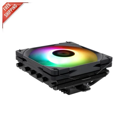 AXP-120-X67 Low Profile ARGB CPU Cooler - Silent 120mm Fan, 6 Heat Pipes - Image 1 of 4