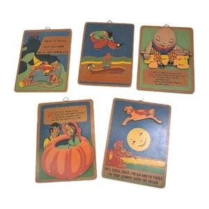 * Set raro * Vintage Comm. Arte da parete con cornice 3d rima vivaio anni 40 arte  - Foto 1 di 5