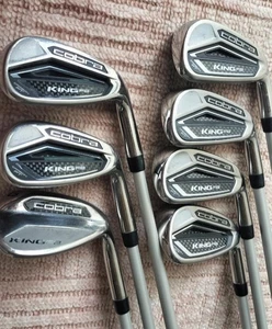 Cobra KING F8 Iron Set 7pcs 5-Pw,Gw Flex R Regular UST Mamiya - Picture 1 of 10