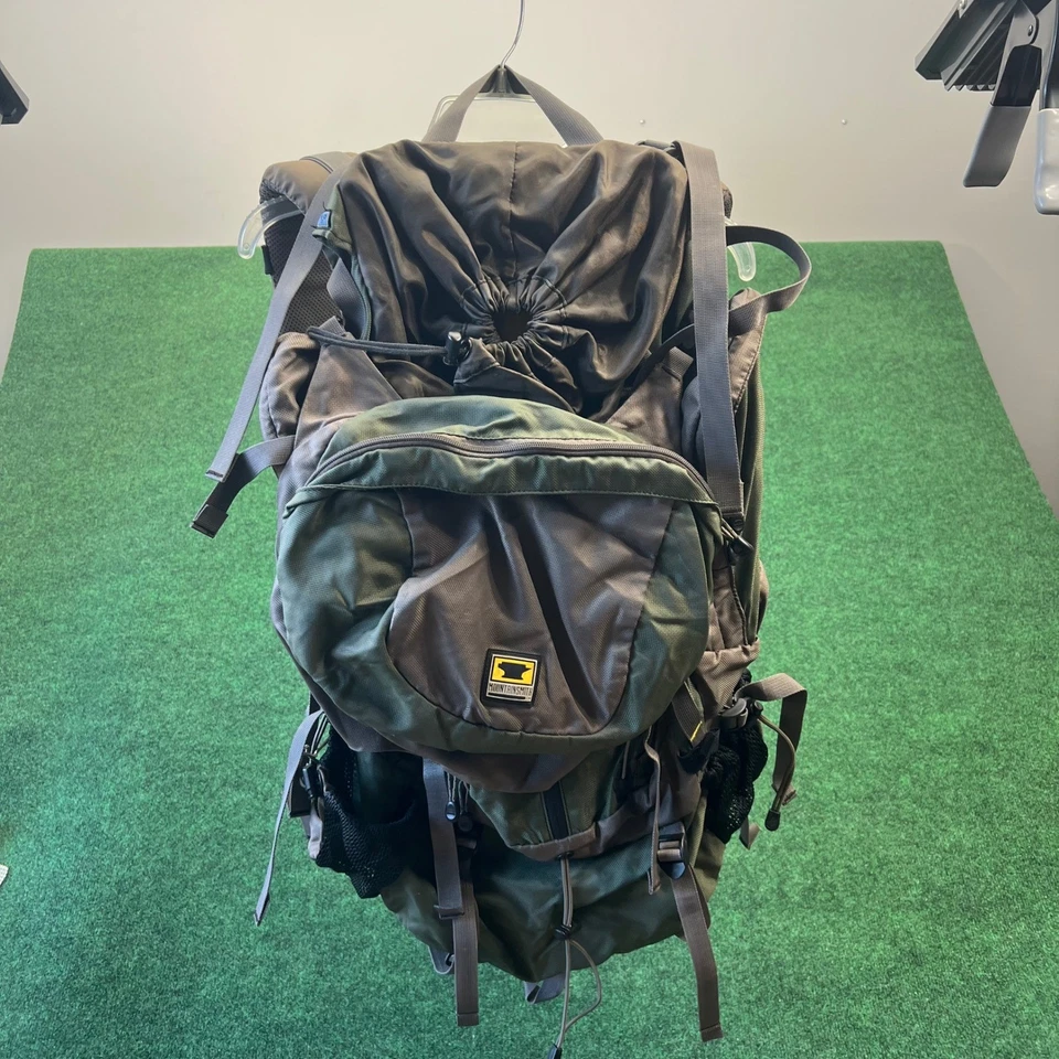 Mountainsmith Titan Internal Frame Hiking Outdoor Backpack 70L+ Green Gray - Image 1 of 4