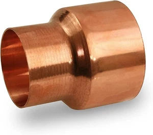 NIBCO 6 x 4 inch Wrot Copper Solder Reducing Coupling #108 - Picture 1 of 1