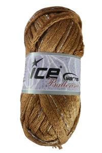 ICE Ballerina goldbräunliches Garn mit Silber Metallic Türkei - Bild 1 von 4