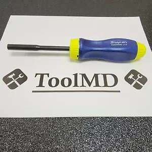 Snap-on Tools USA NEW POWER BLUE & HIGH-VIZ Ratcheting Screwdriver SSDMR4BHV - Picture 1 of 11