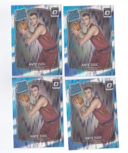 Lote x4 Optic ANTE ZIZIC Flash Holo Prizm Refractor 2017/18 como nuevo novato - Imagen 1 de 1