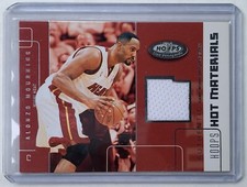 2002-03 Hoops Hot Prospects Hot Materials #HM-AM Alonzo Mourning Miami Heat HOF