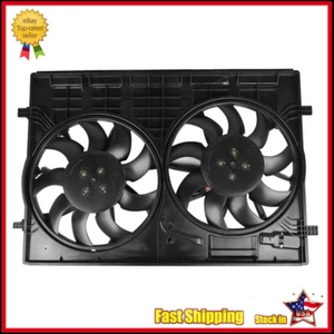 Dual Radiator Cooling Fan Assembly for VW Atlas 2018-2023 V6 2.0L 3.6L 3QF121207 - Picture 1 of 11