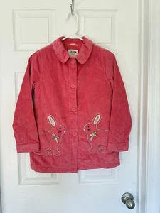 NWT Mini Boden girls pink Easter coat  - Picture 1 of 5