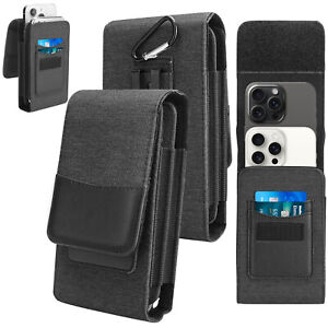 Cell Phone Holster Vertical Carrying Belt Clip Case Pouch Cover For Smart iPhone