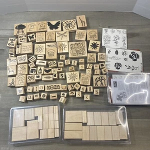 Lot Of Over 100+ Stampin' Up! Plus other Stamps Assorted Themes See Pics  - Picture 1 of 15