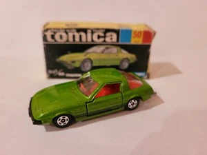 TOMICA 50 - MAZDA SAVANNA RX7 [BRIGHT GREEN] NEAR MINT VHTF BOX GOOD JAPAN - Picture 1 of 12