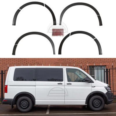 Guardabarros llamaradas para Volkswagen Transporter T6 Multivan Caravelle 15-19 cubiertas de arco Foto 1 de 4