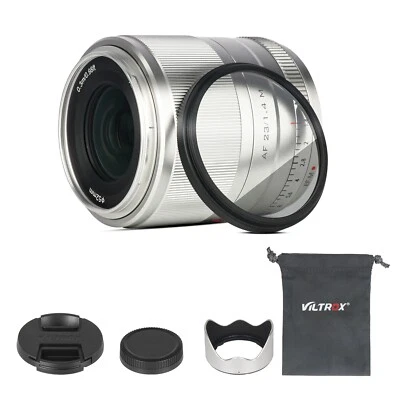 Viltrox 23mm F1.4 Auto Focus APS-C Lens For Canon EOS-M Mount M3 M5 M6 M10 M100 - Image 1 of 4