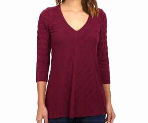 $125 Miraclebody Womens Purple Mary Mitered w/ Body-Shaping Inner Shell Top Sz S - Picture 1 of 1