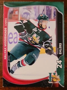 Nikolaj Ehlers Rookie Card 2013 2014 Halifax Mooseheads QMJHL Jets Hockey Player - Picture 1 of 8