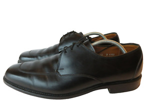 Chaussures habillées en cuir Allen Edmonds taille 12D "Burton" style bleu noir #1102