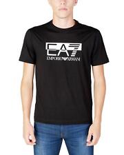 Ea7 Print Short Sleeve T-shirt  -  T-Shirts  - Black