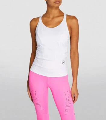Adidas By Stella McCartney TRUEPURPOSE Stretch Training Tank Top. Color: White Foto 1 de 4
