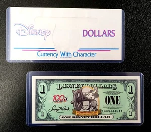 2002 A $1 Disney Dollar Steamboat Willie SUPERB GEM Neu Stempelglanz A Serie - Bild 1 von 3