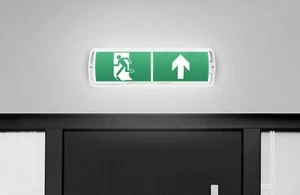 Orno METU LED Notfallschild Leuchtend - Eingebauter LiFePO4 Akku 2,7W - 3H - - Bild 1 von 7