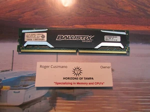 Ballistix 2GB DDR2 800MHZ BLS2G2D80EBS1S00.16FH DIMM Desktop RAM 240pin - Picture 1 of 1