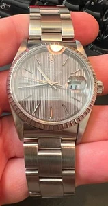 ROLEX 16220 Stainless Steel Datejust 36MM Oyster Perpetual Oyster Band C. 1991 - Picture 1 of 9
